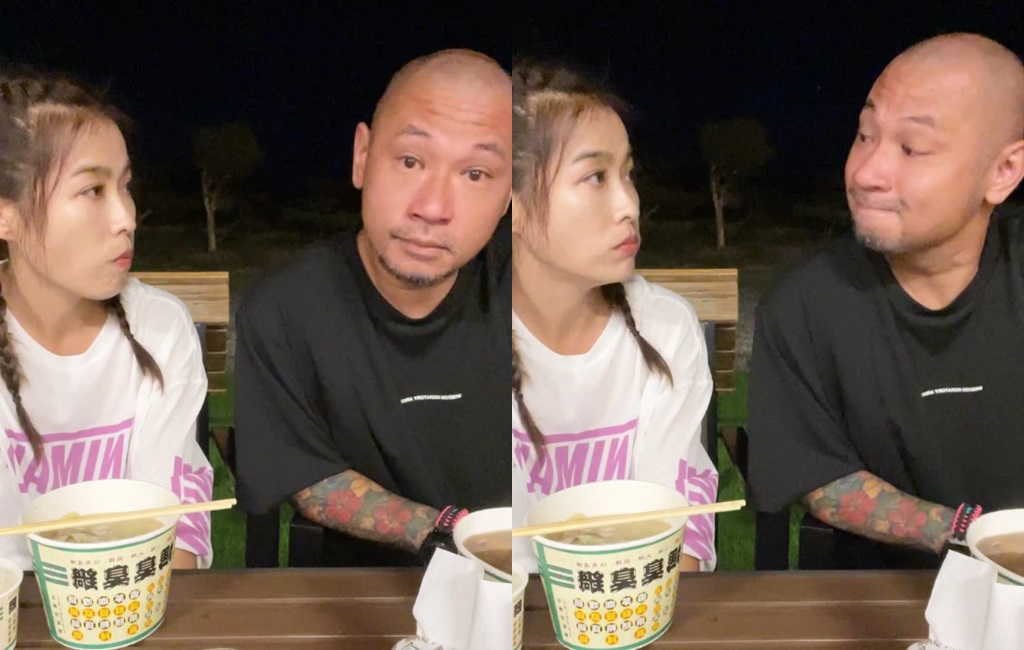 小嫻、金剛分手。（圖／FB@小嫻）